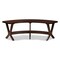 Baxton Studio Berlin Walnut Finished Wood Curved Dining Bench 155-9547 - alternate 4